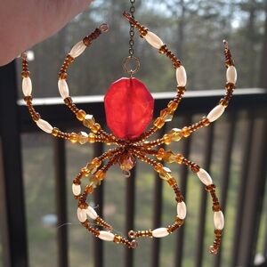 Beaded Spider Decor • Pendant Charm